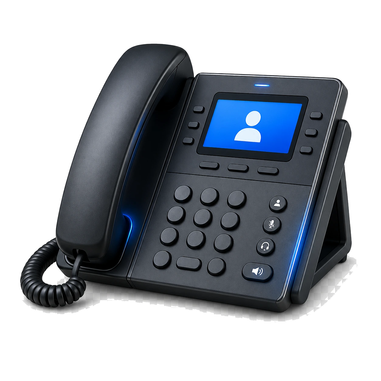 Telefone corporativo representando telefonia fixa